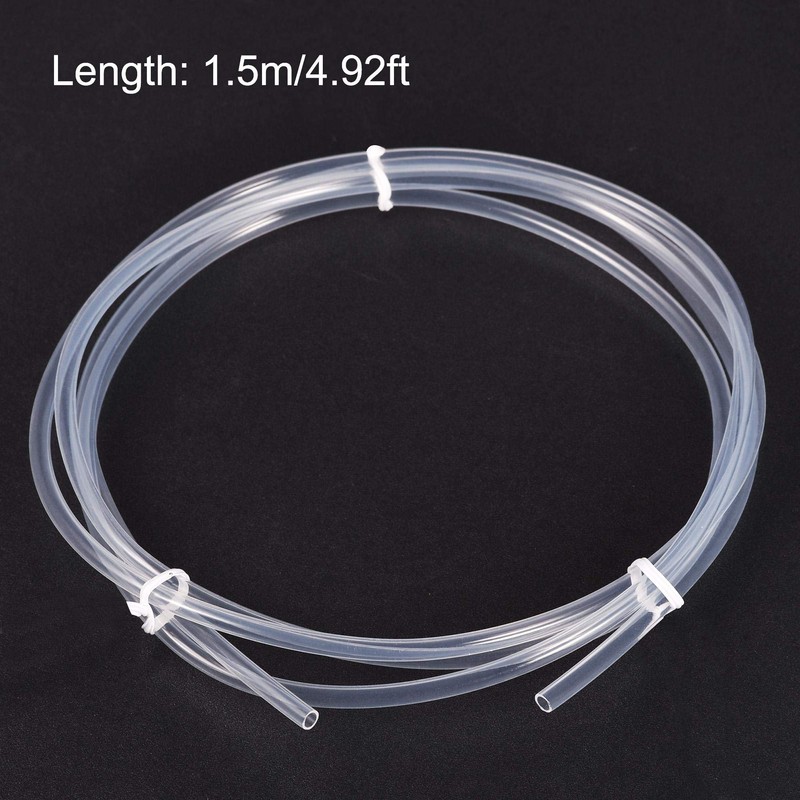 sourcing map PTFE Tubing Hose High Temperature Tube Pipe Insulating