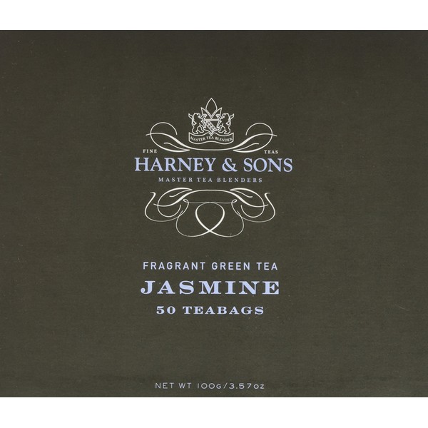 Harney & Sons Fine Teas Jasmine Fragrant Green Tea - 50 Teabags