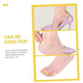 FOMIYES 2sets Prevention Toe Tapes Heel Stickers for Women Foot Heel Patch Toe Patch 6rolls*2