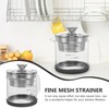 Luxshiny Soy Milk Filter Pot 1L Glass Container with Fine