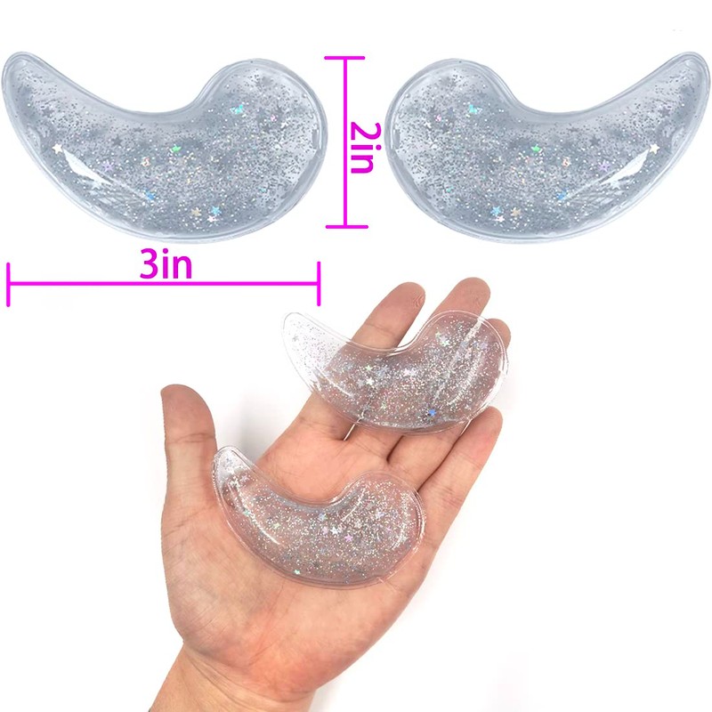 Reusable Gel Eye Ice Pack, Cooling Eye Pad, Hot ＆