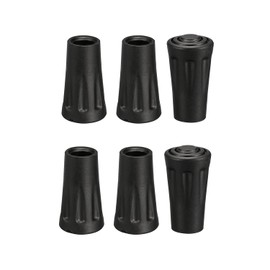 Esshogo Pack of 6 Rubber Buffer Trekking Poles, Pole Tip, Trekking Accessories, for All Standard Trekking Poles