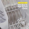 Sweet Home Collection Metal 2 Piece Dish Drying Rack Set