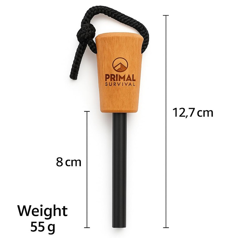 Primal Survival Kits: Flint and Steel Fire Starter - Ferrocerium
