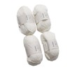 4Pcs Cotton Yarn 3mm Pure Elegant Color Soft Elastic Skin