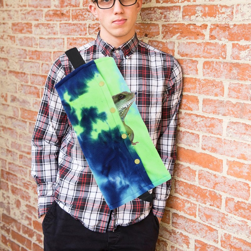 Mipcase Guinea Pig Travelling Bag - Plush Green Pet Carrier