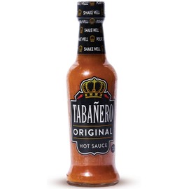 Tabañero Original Hot Sauce, 5 oz Small Glass Bottle, Gourmet Spicy Sauce Gift, All Natural, Low Sodium, Made in the USA