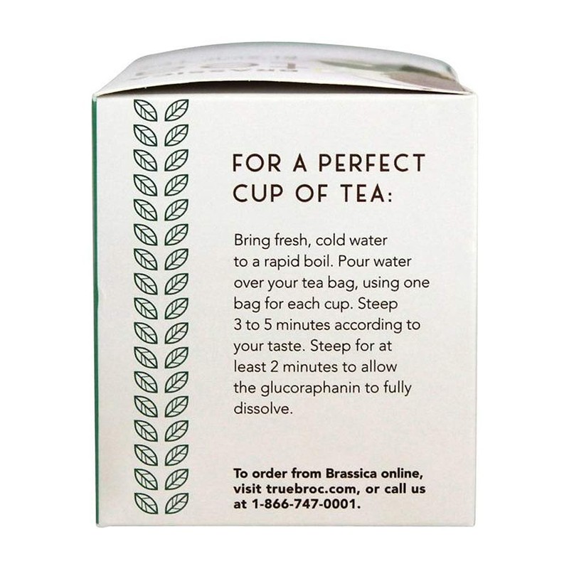 Brassica Tea Black Tea with truebroc, Case of 6 Boxes