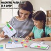 Seajan 9 Pcs Magnetic Paddle Set Education Dry Erase Double