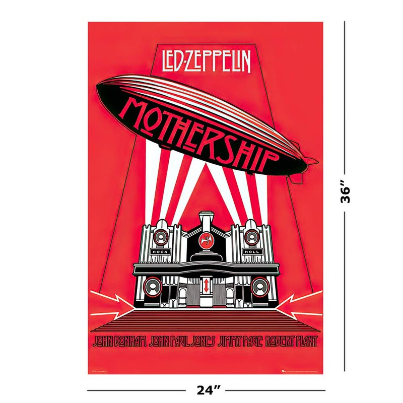 Led Zeppelin - Music Poster (Mothership - Album Cover) (Size: