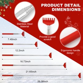 YIMICOO 20 Fingers Scalp Massager, Head Scratcher Back Massage for Body Stress Relax, Stocking Stuffers for Men Women Adults, with Christmas Gift Box