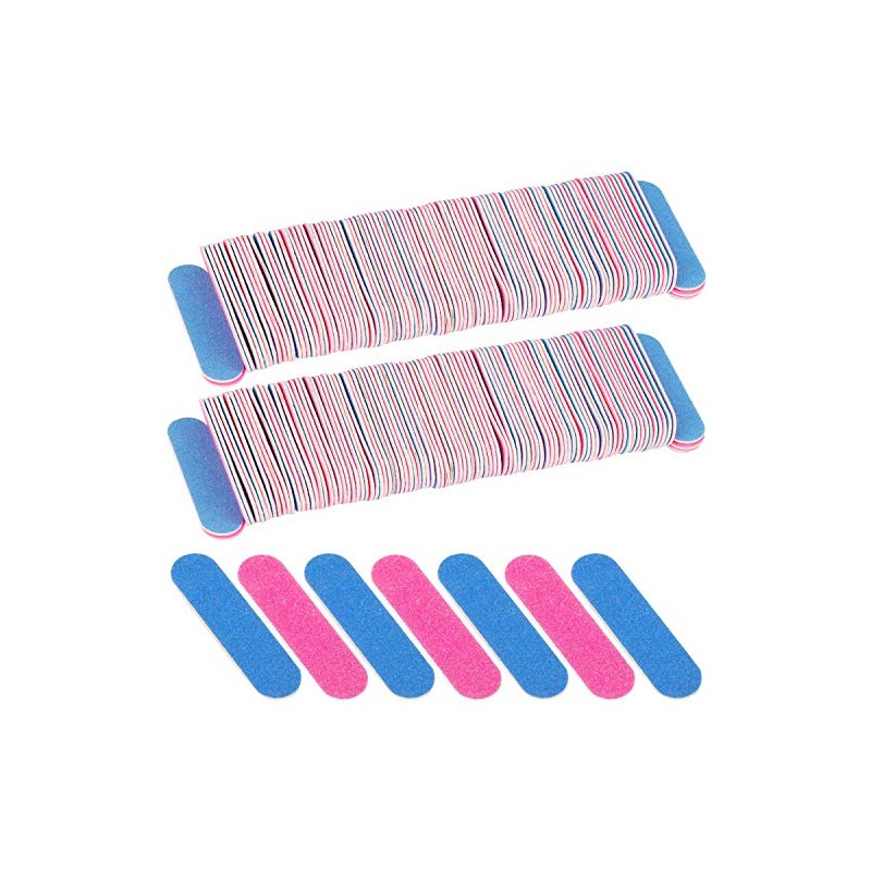 Paquete de 300 limas de uñas desechables de doble cara