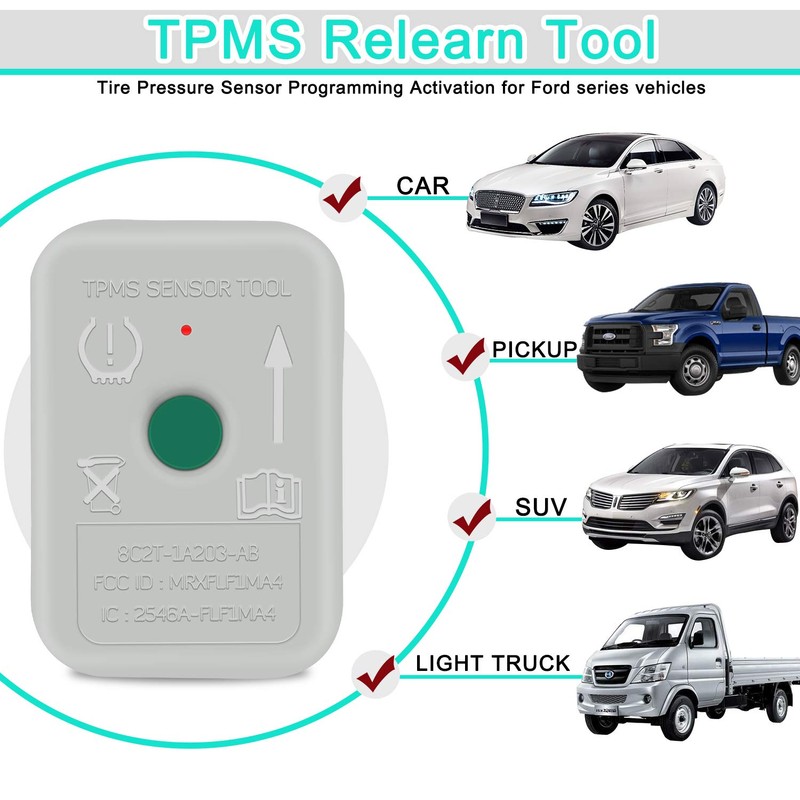JDIAG TPMS Reset Tool, TPMS19 Tire Pressure Monitoring System Relearn