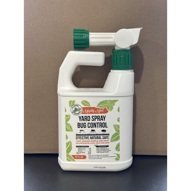 Mighty Mint Peppermint Oil Lawn & Yard Bug Control Spray