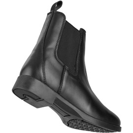 RL24 - Jodhpur Companion Riding Boots Faux Leather Black for Children, Women and Men [Size 29-46], black