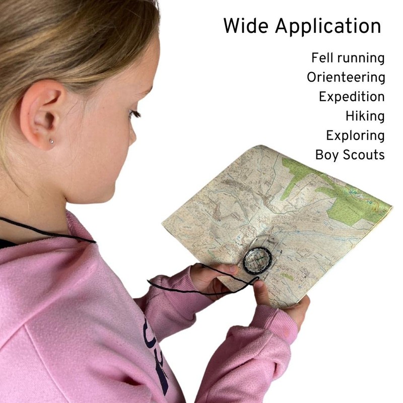 gr8ful® Navigation Compass | Ideal for Fell Running, Orienteering, Boy