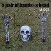Halloween Skull & Hands Decoration for Home & Yard –