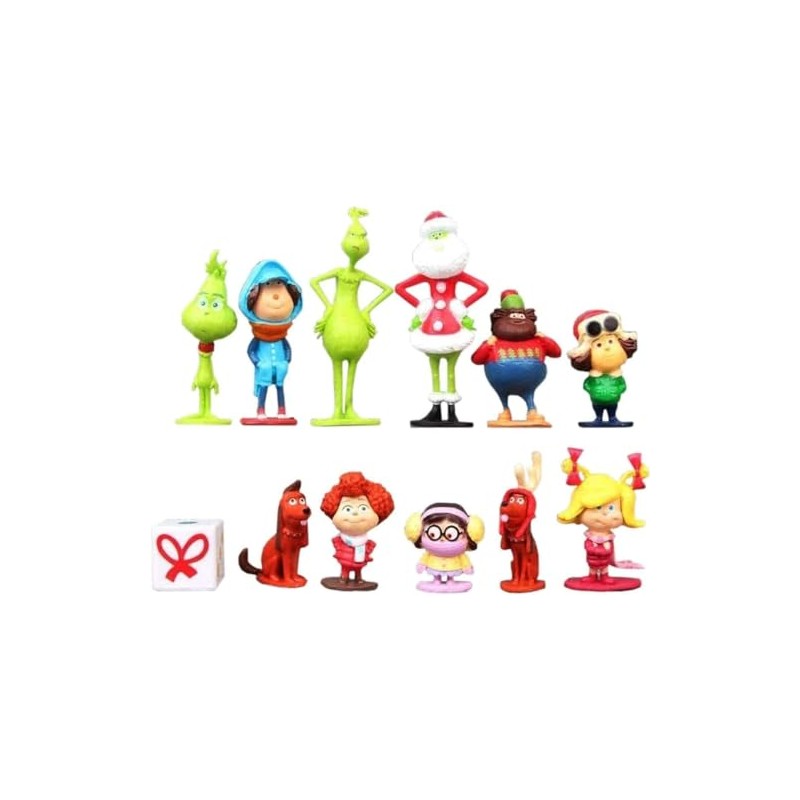 Whoville Miser Bath Playset Figure Set with Cindy Lou Who,