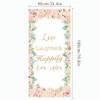 LOONELO Just Married Mr & Mrs Engagement Decorations Door Cover，Wedding