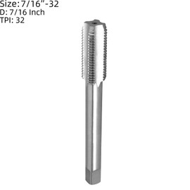 Burkit 7/16"-32 UN Tap and Die Set Right Hand, 7/16 x 32 UN Machine Thread Tap and Round Die