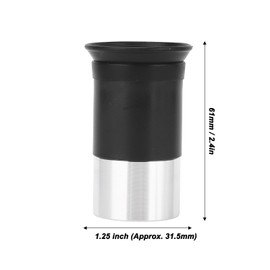 25mm Telescope Eyepiece Multi Layer Coating for Astronomical Observation of Planets, Star Clusters, HD Blue Film Lens 1.25 Inch Eyepiece with Wide Field of View