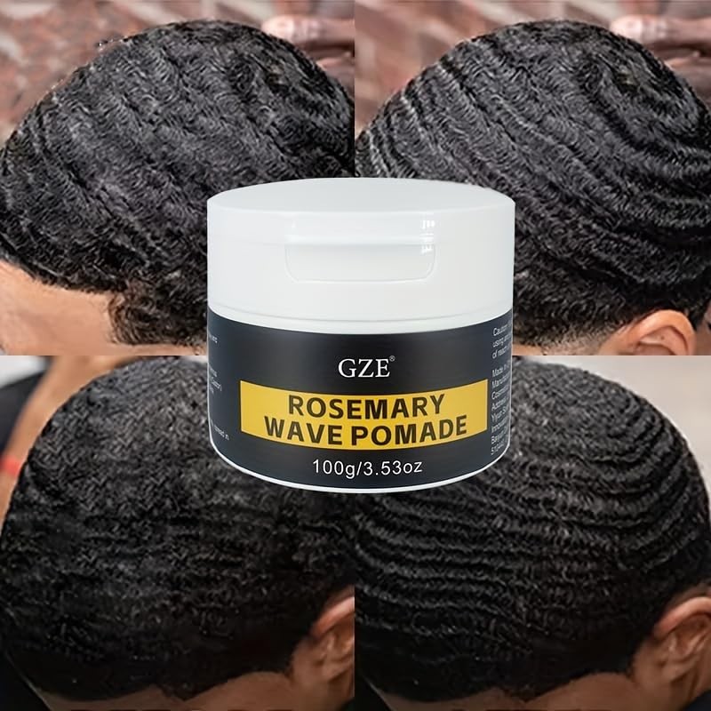 Vemofoper GZE rosemary wave pomade 360 Waves Hair Cream, Waves