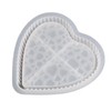Jewelry Storage Box Casting Molds Heart Bottom Tray Silicone Mold
