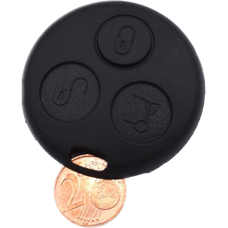 CARCHET® 2 x Key Shell Replacement Case for Smart ForTwo