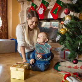 TSD Baby Bibs Waterproof Feeding Bibs 5pack Adjustable Mealtime Poctet Bib for Newborn Toddler Infant Easy Clean Boy Girl Baby Essentials Shower Gift