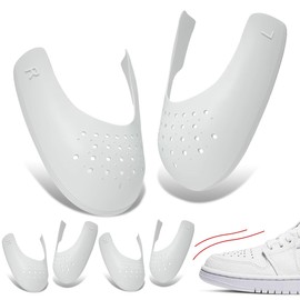 YEAPEAK Anti-Wrinkle Shoes - Kink Protection for Air Force 1 | Crease Protector & Anti Wrinkle Shoe Protection | Shoe Kink Protection & Anti Crease Technology, 3 Pairs, for EU Shoes, l(uk14-18), white
