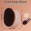 GloréBrochas 75MM Extra Large Self Tanner Kabuki Makeup Brush –