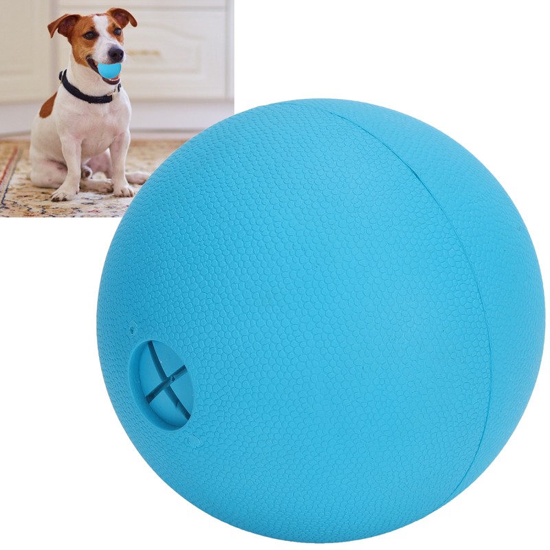 Rubber Dog Food Ball Foraging Training Resistant Bite Chew Toy