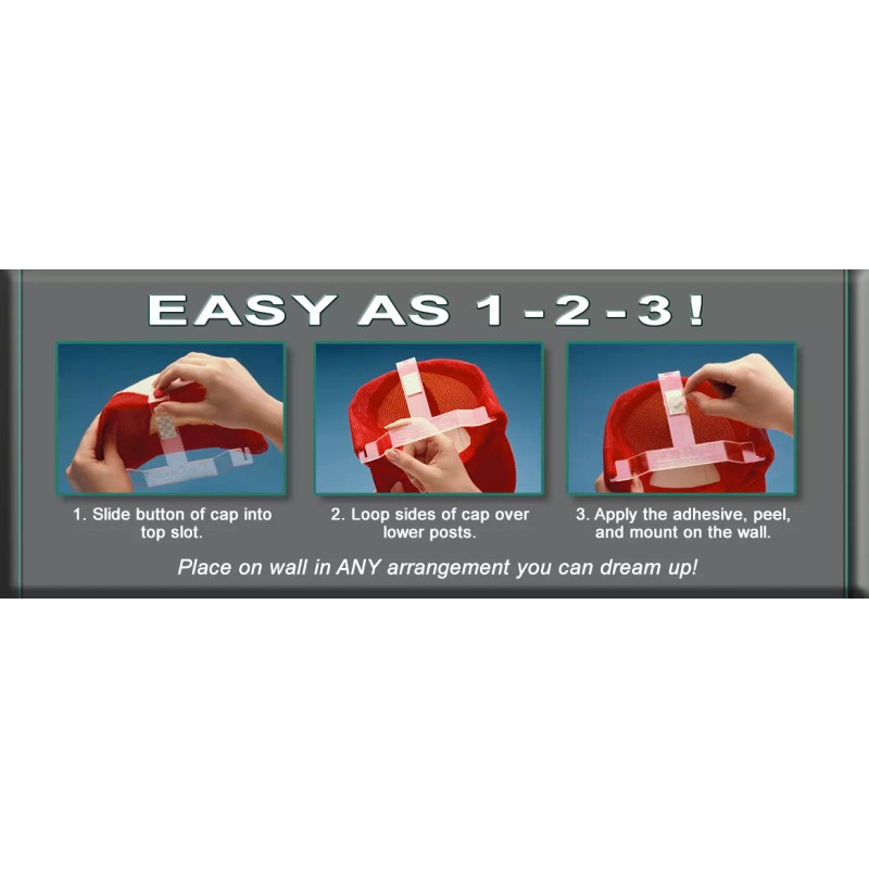 Cap Rack, Hat Rack, Baseball Cap Display, Ball Cap Storage