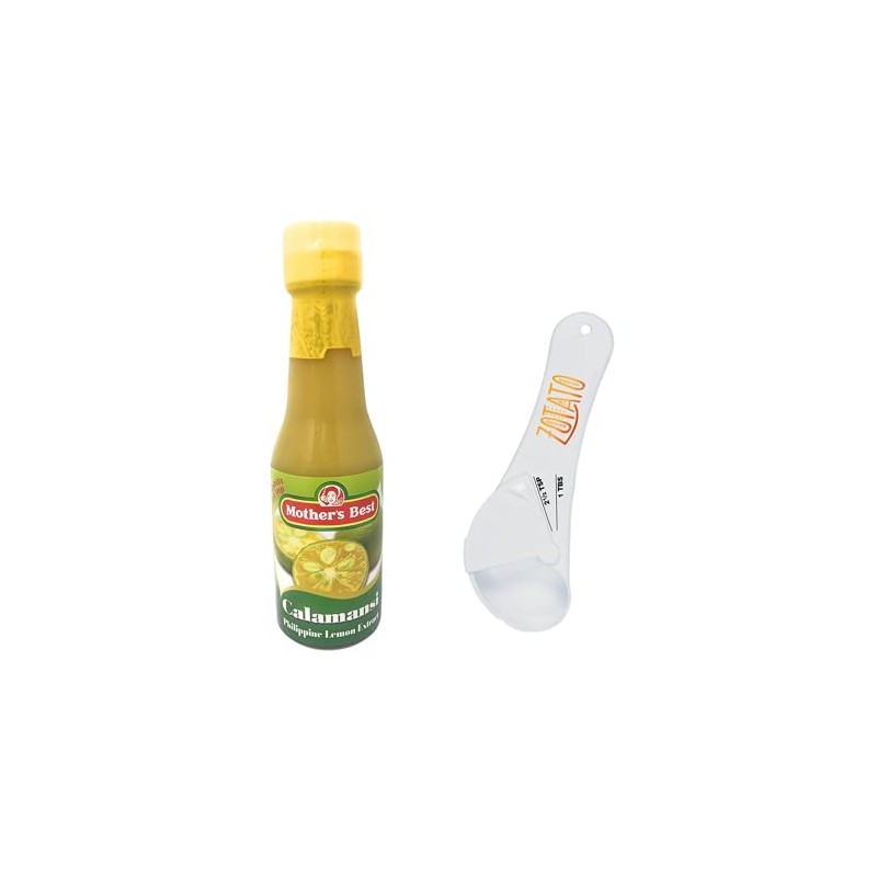 Mother's Best Calamansi Extract 5oz (150ml), Bundle with Spoon