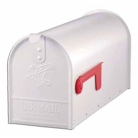 Solar Group E11W White Elite Premium Steel Mailbox