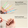 20 Piece Nail Brush Set with Dotting Tool, Brush for