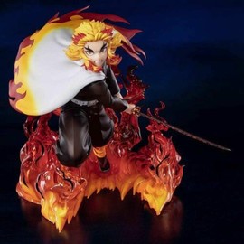 TAMASHII NATIONS - Demon Slayer: Kimetsu no Yaiba - Kyojuro Rengoku Flame Hashira, Bandai Spirits FiguartsZERO Collectible Statue