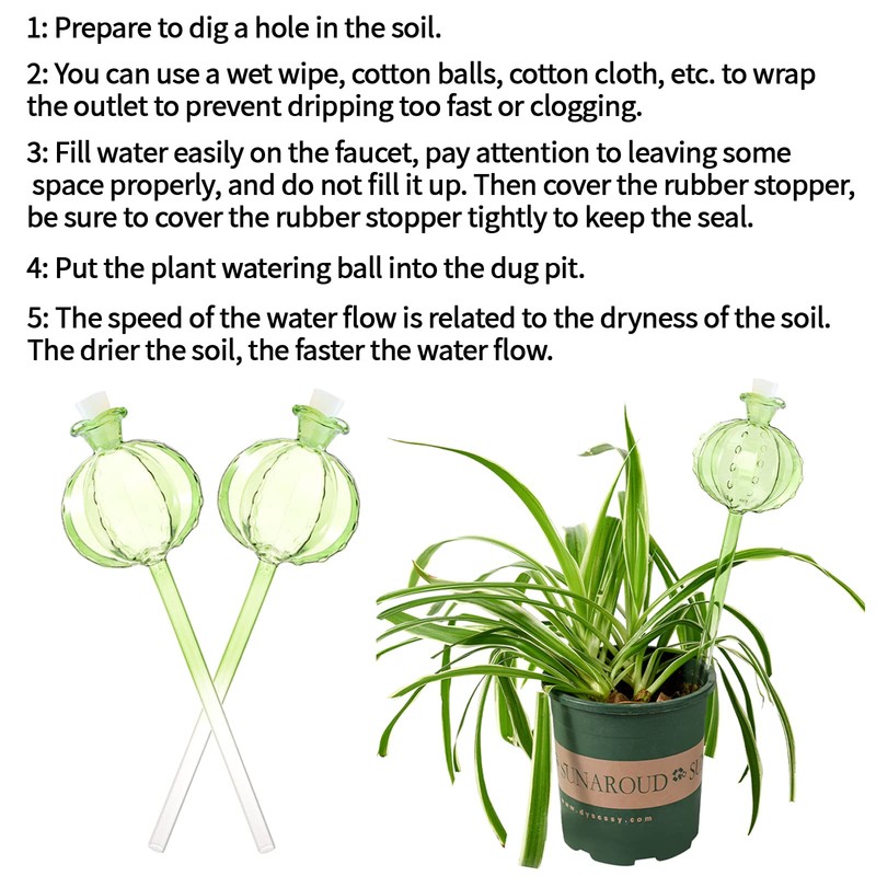KGCCIZI Self Watering Planter Insert. Plant Watering Devices. 3-Pack Cactus