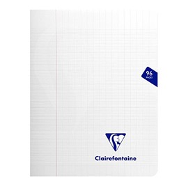 Clairefontaine A4 3-mimesys Piqué Polypropylene 17 x 22 cm 96 Pages 90 g Squared Colourless