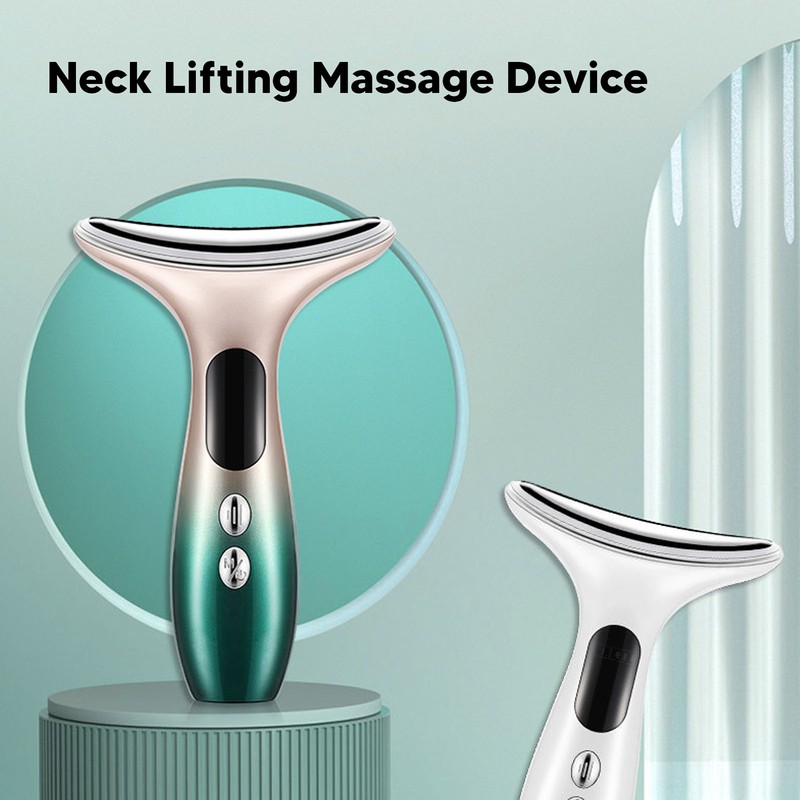 Neck Lifting Massager Micro Current Vibration Fade Fine Lines Neck