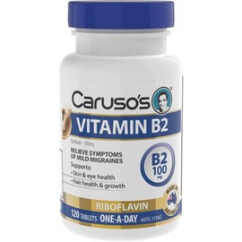 Caruso’s Natural Health Caruso's Vitamin B2 100mg Tab X 120