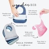Bella Tunno Wonder Babero de silicona ajustable para niños, duradero