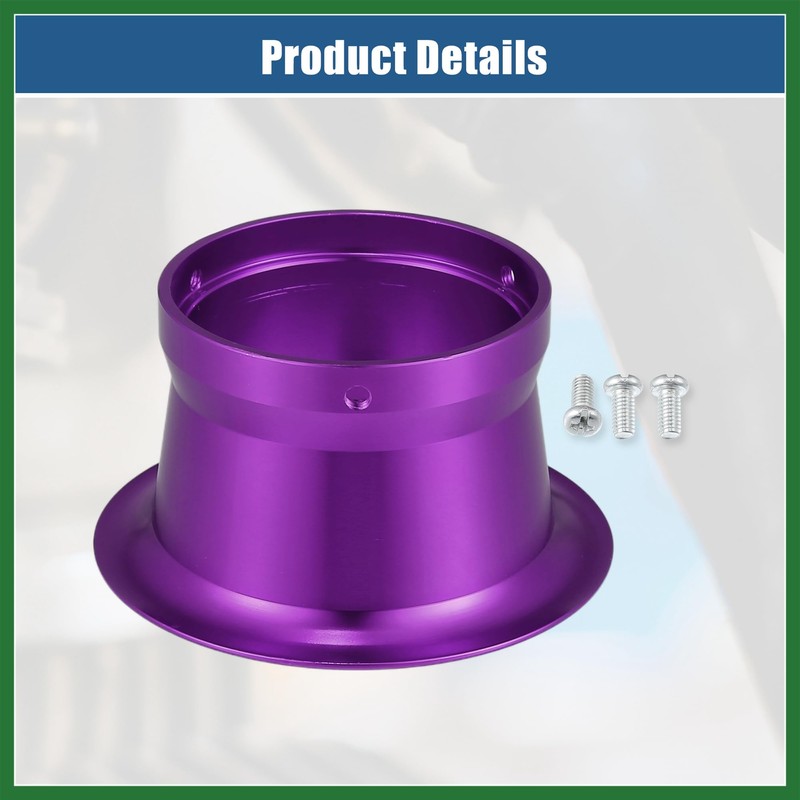 Motoforti 55mm Velocity Stack Motorcycle Velocity Stack Aluminum Alloy Purple