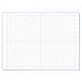 Glass Craft Mat | Magnetic | Heat, Scratch, & Stain Resistant | Perfect for Mixed Media Artwork (True White, 13.5 x 18in)