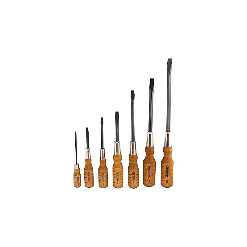 Grace USA - Wood Screw Screwdriver 7 Piece Set -