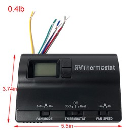 GOLICC Digital Thermostat 83303862 Replacement | High-Durability Nylon Housing | Compatible with Coleman 83303362 & Heat/Cool T-Stat Systems | 5-Year Warranty & Wiring Guide