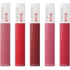 Maybelline 5 pack labiales liquidos matte larga duracion superstay matte