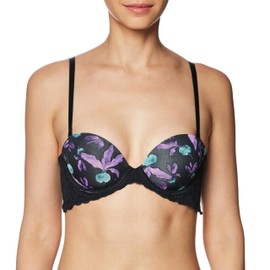 ILUSION 7479 Bra escote profundo para Mujer, Color Flores CXX, Talla 34C