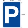 Parking sign Parking Sign Aluminium Dibond 200x300 mm – 3