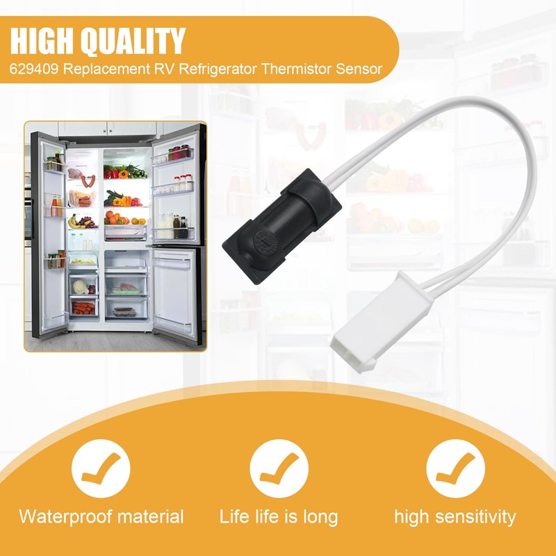 Wosijm 629409 RV Refrigerator Thermistor Sensor Compatible with Norcold RV